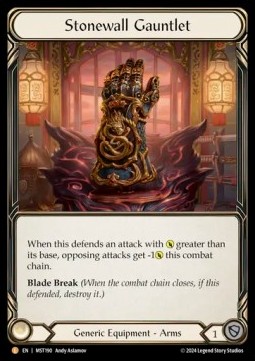 Stonewall Gauntlet (Cold Foil)