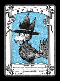Storm Crow Token (Blue 1/2)