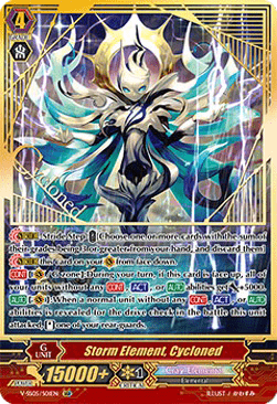 Storm Element, Cycloned [V Format] (V.2 - Super Generation Rare)