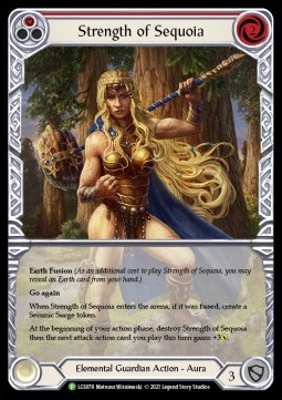 Strength of Sequoia (Red) (Rainbow Foil)