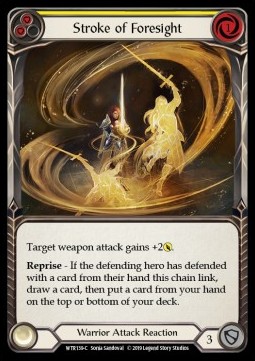 Stroke of Foresight (Yellow) (Rainbow Foil)