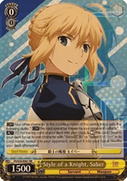 Style of a Knight, Saber (V.1 - Double Rare)