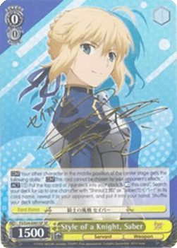 Style of a Knight, Saber (V.2 - Special Rare)