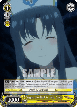 Suggestion Half in Jest, Kaori (V.2 - Triple Rare)
