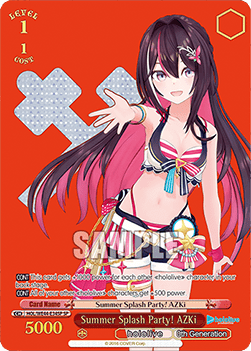 Summer Splash Party! AZKi (V.3 - Special Rare)