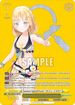 Summer Splash Party! Watson Amelia (V.3 - Special Rare)