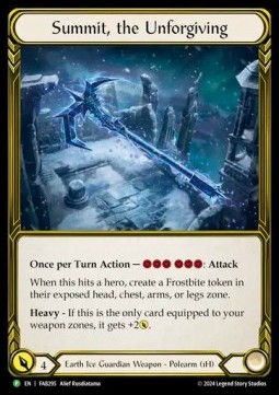 Summit, the Unforgiving (Cold Foil Golden)