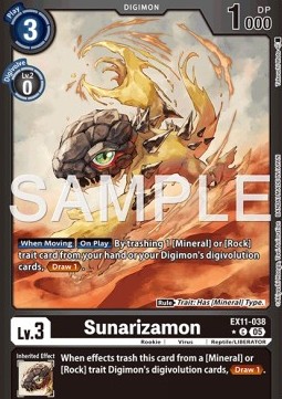 Sunarizamon (EX11-038) (V.2)
