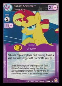 Sunset Shimmer *Clever Girl* (V.1 - Ultra Rare)