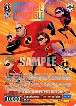 Superheroes, The Incredibles (V.2 - Super Special Rare)