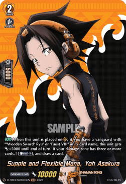 Supple and Flexible Mana, Yoh Asakura [D Format] (V.2 - Feature Rare)