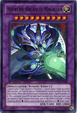 Supreme Arcanite Magician (V.1 - Ultra Rare)