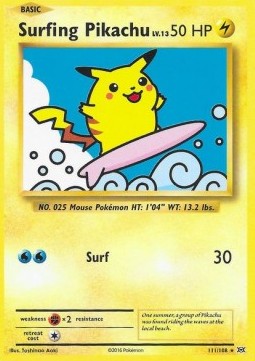 Surfing Pikachu  (EVO 111)