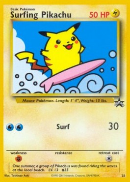 Surfing Pikachu  (WP 28)