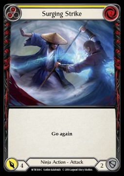 Surging Strike (Yellow) (Rainbow Foil)