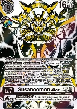 Susanoomon Ace (BT18-102) (V.3)