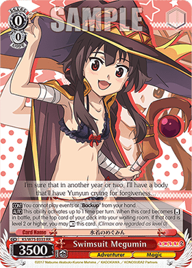 Swimsuit Megumin (V.1 - Double Rare)