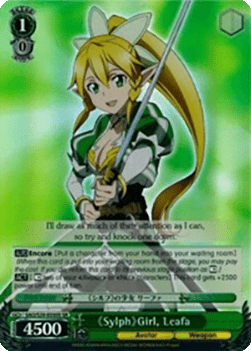 Sylph Girl, Leafa (V.2 - Super Rare)