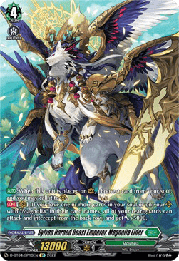 Sylvan Horned Beast Emperor, Magnolia Elder [D Format] (V.2 - Special Parallel)