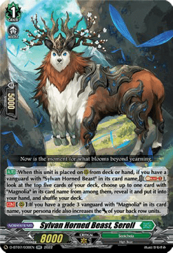 Sylvan Horned Beast, Seroll [D Format] (V.1 - Double Rare)