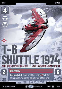T-6 Shuttle 1974, With a Mentor's Dedication (V.3)
