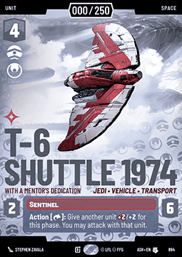 T-6 Shuttle 1974, With a Mentor's Dedication (V.5)