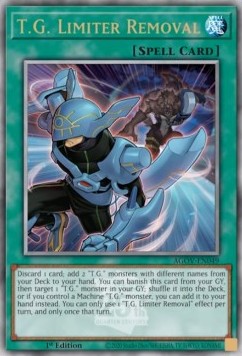 T.G. Limiter Removal (V.2 - Quarter Century Secret Rare)
