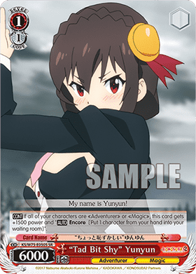 "Tad Bit Shy" Yunyun (V.2 - Super Rare)