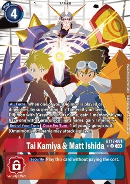 Tai Kamiya & Matt Ishida (BT17-081) (V.2)