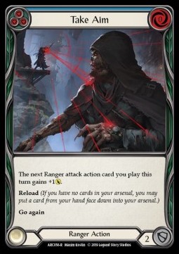 Take Aim (Blue) (Rainbow Foil)