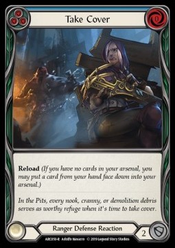 Take Cover (Blue) (Rainbow Foil)