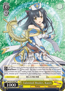 Talented Healer, Kaori (V.1 - Double Rare)