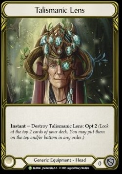 Talismanic Lens (Cold Foil Golden)