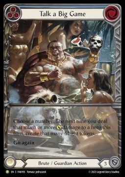Talk a Big Game (Extended Art Rainbow Foil)
