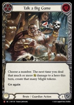 Talk a Big Game (Regular)