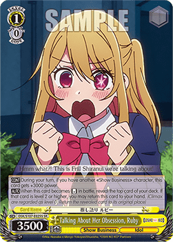 Talking About Her Obsession, Ruby (V.2 - Super Rare)