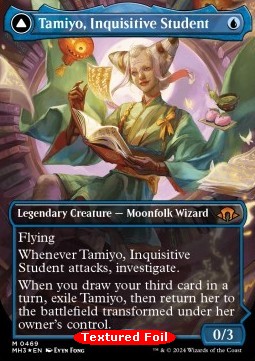 Tamiyo, Inquisitive Student // Tamiyo, Seasoned Scholar (V.2)