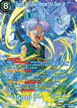 Tapion & Trunks, Respectful Team-Up (V.2 - Special Rare)