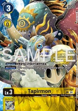 Tapirmon (EX8-030)