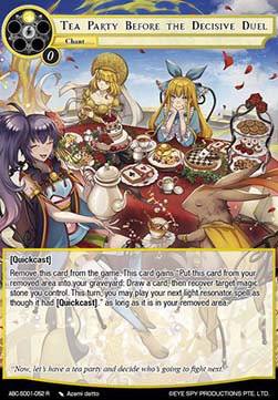 Tea Party before the Decisive Duel