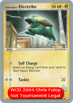 Team Aqua's Electrike  (WCD04 MA 53)