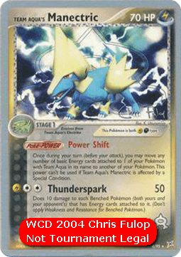 Team Aqua's Manectric  (WCD04 MA 4)