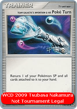 Team Galactic's Invention G-105 Poké Turn (WCD09 PL 118)