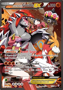 Team Magma's Groudon EX  (DCR 15)