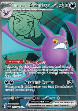 Team Rocket's Crobat ex  (DRI 217)