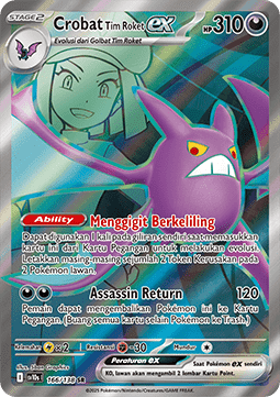Team Rocket's Crobat ex  (SV10s 166)