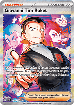 Team Rocket's Giovanni (SV10s 184)