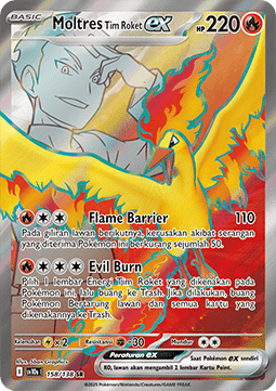 Team Rocket's Moltres ex  (SV10s 158)