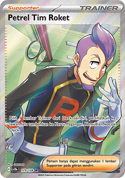 Team Rocket's Petrel (SV10s 173)