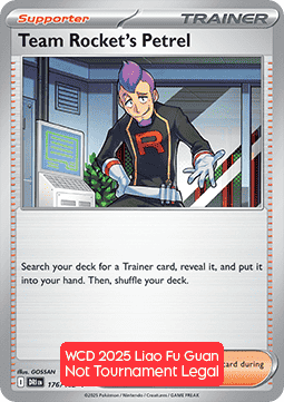 Team Rocket's Petrel (WCD25 176)